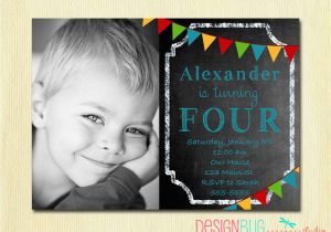 Birthday Invitation for 4 Year Old Boy 4 Years Old Birthday Invitations Wording Free Invitation