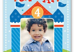 Birthday Invitation for 4 Year Old Boy Bounce House Fun 6×8 Boy Birthday Invitations Shutterfly