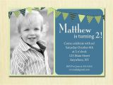 Birthday Invitation for 4 Year Old Boy First Birthday Baby Boy Invitation 1st 2nd 3rd 4th Birthday