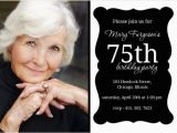 Birthday Invitation for 75 Years Old the Best 75th Birthday Invitations and Party Invitation