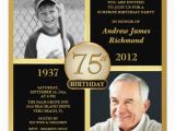 Birthday Invitation for 75 Years Old the Best 75th Birthday Invitations and Party Invitation