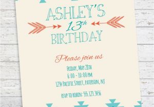 Birthday Invitation for Teenager 17 Best Ideas About Teen Birthday Invitations On Pinterest