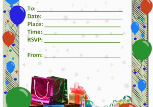 Birthday Invitation Layouts Birthday Invitation Templates Free Invitation Ideas