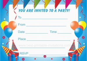 Birthday Invitation Layouts Unique Ideas for Kids Birthday Party Invitations Ideas