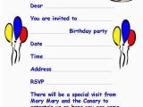 Birthday Invitation Letter for Kids Birthday Invitation Letter A Birthday Invitation Letter