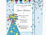 Birthday Invitation Letter for Kids Birthday Party Invitation Sample Birthday Party Invitation