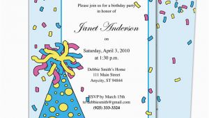 Birthday Invitation Letter for Kids Birthday Party Invitation Sample Birthday Party Invitation