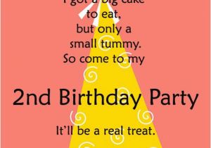 Birthday Invitation Message for Friends 2nd Birthday Invitations and Wording 365greetings Com