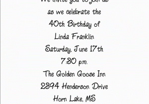 Birthday Invitation Messages for Adults Birthday Invitation Wording for Adults Best Party Ideas