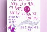 Birthday Invitation Poems Fairy Birthday Party Invitation Download Pdf Personalised