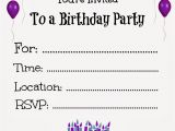 Birthday Invitation Printables Free Printable Birthday Invitations for Kids