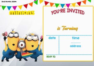 Birthday Invitation Printables Free Printable Minion Birthday Party Invitations Ideas