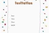 Birthday Invitation Templates Free Download 43 Free Birthday Party Invitation Templates Free