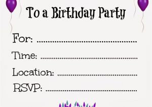 Birthday Invitation Templates Free Printable Free Printable Birthday Invitations for Kids
