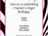 Birthday Invitation Templates Free Word Free Birthday Party Invitation Templates for Word