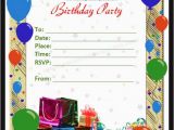 Birthday Invitation Templates Word 50 Printable Birthday Invitation Templates Sample Templates