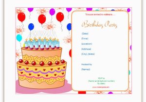 Birthday Invitation Templates Word Microsoft Word Templates Birthday Invitation Templates