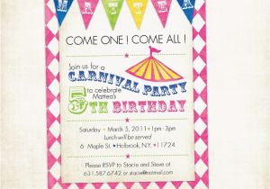 Birthday Invitation with Dress Code Free Printable Carnival Birthday Party Invitations Free