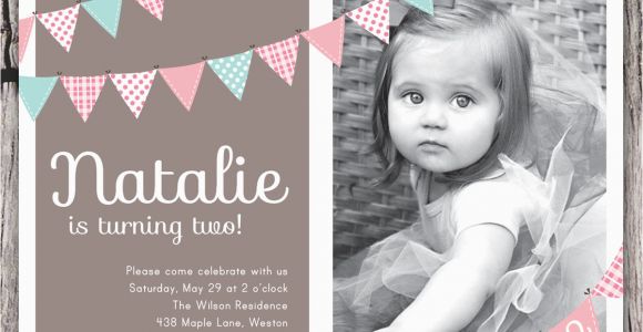 Birthday Invitation Wording for 2 Year Old 2 Years Old Birthday Invitations Wording Drevio