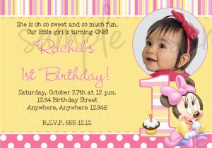 Birthday Invitation Wordings for 1 Year Old One Year Old Birthday Invitation Wording Invitation Librarry