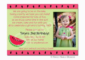 Birthday Invitation Write Up 2nd Birthday Invitation Wording A Birthday Cake