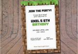 Birthday Invitations Fast Delivery 25 Best Ideas About Minecraft Birthday Invitations On