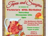 Birthday Invitations Fast Delivery Tapas and Sangria Party Invitations Save Your Money