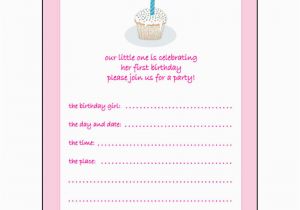 Birthday Invitations for 16 Year Old Boy 10 Childrens Birthday Party Invitations 1 Year Old Girl