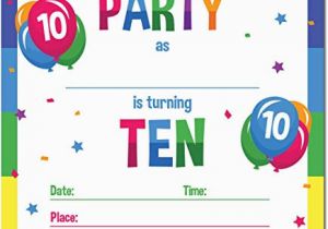 Birthday Invitations for 8 Yr Old Girl 10th Birthday Invitations Hola Klonec Co