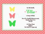 Birthday Invitations for 8 Yr Old Girl Invitation Sweet Birdie 39 S Nest