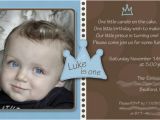 Birthday Invitations for Baby Boy 1st Baby Boy 1st Birthday Invitation Little Prince