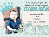 Birthday Invitations for Baby Boy 1st Baby Boy First Birthday Invitations Free Invitation