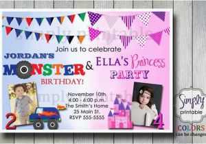 Birthday Invitations for Boy and Girl Joint Birthday Invitation for Boy and Girl by Simply