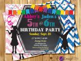Birthday Invitations for Boy and Girl Kids Joint Birthday Party Invitations Boy Girl Joint Party