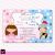 Birthday Invitations for Boy and Girl Princess Birthday Invitation Knight Polka Dots Siblings Boy