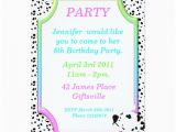 Birthday Invitations for Two People Dalmatian Birthday Party Invitation 2 Zazzle