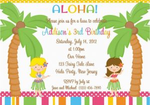 Birthday Invitations Messages for Kids 18 Birthday Invitations for Kids Free Sample Templates