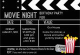 Birthday Invitations Movie theme Free Movie Ticket Invitation Templates