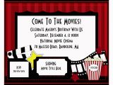 Birthday Invitations Movie theme Movie theme Birthday Party Invitation