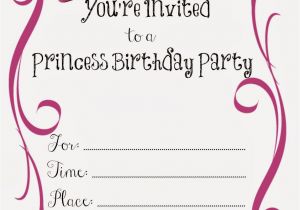 Birthday Invitations Online Free Printables Free Printable Princess Birthday Party Invitations