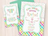 Birthday Invitations to Print at Home Printable Sprinkle Birthday Invitations Free Thank You