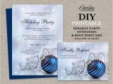 Birthday Invitations with Rsvp Cards Christmas Party Invitations with Rsvp Cards Diy Printable