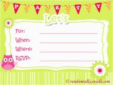 Birthday Invite Cards Free Printable Free Printable Birthday Invitations Random Talks