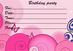 Birthday Invite Cards Free Printable Printable Birthday Cards Printable Invitation Cards