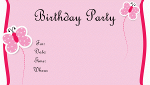 Birthday Invite Creator 5 Images Several Different Birthday Invitation Maker