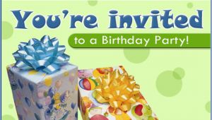 Birthday Invite Ecards Free Birthday Party Ecard Email Free Personalized