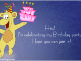 Birthday Invite Ecards It 39 S My Birthday Free Birthday Party Ecards Greeting