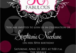 Birthday Invite Ecards the 50th Birthday Invitation Template Free Templates