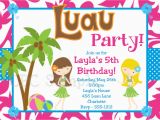 Birthday Invite Pictures 20 Luau Birthday Invitations Designs Birthday Party