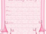 Birthday Invite Pictures Girls Printable Party Kits